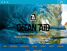 Tablet Screenshot of oceanaidfestival.com